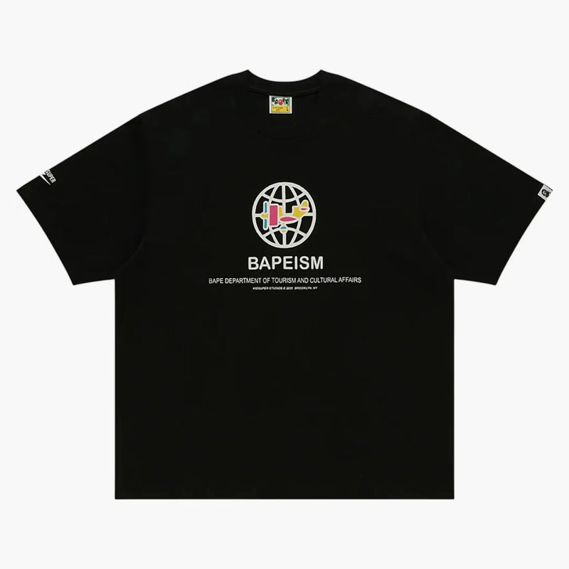Bape X Kidsuper Bapeism Logo Tee Black
