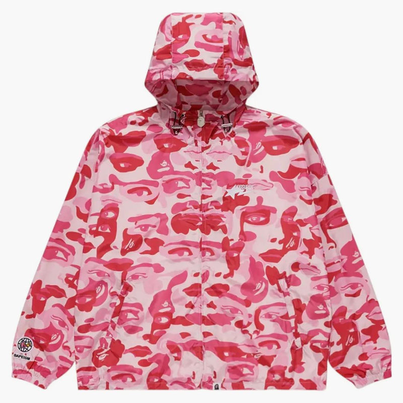 Bape X Kidsuper Camo Lightweight Jacket Pink