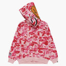 Bape X Kidsuper Camo Shark Full Zip Hoodie Pink