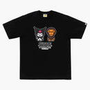 Bape X Kuromi Baby Milo Ginza Exclusive Tee Black