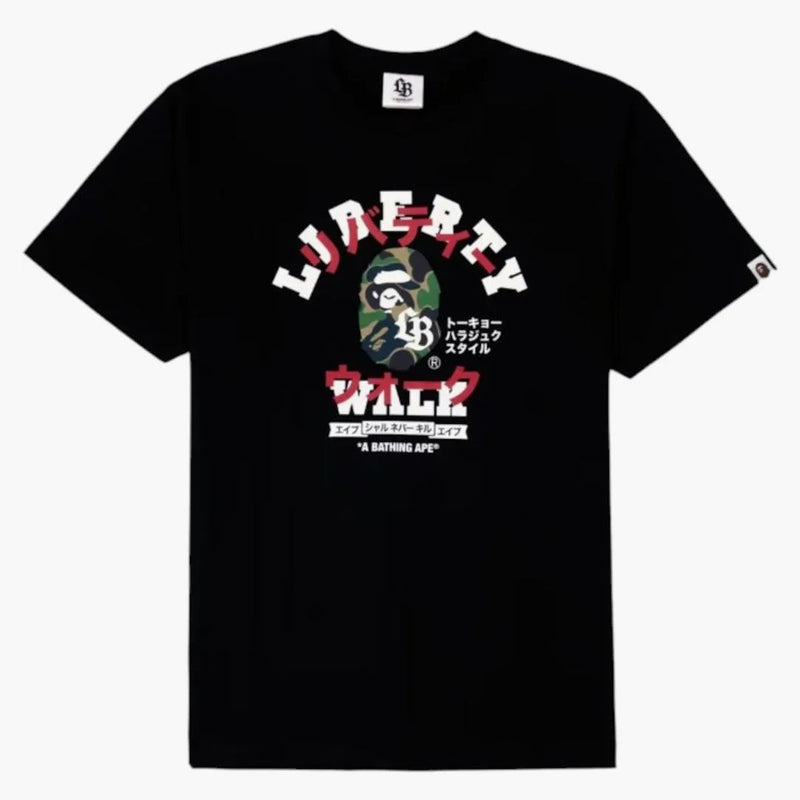 BAPE X LBWK Katakana College tè nero