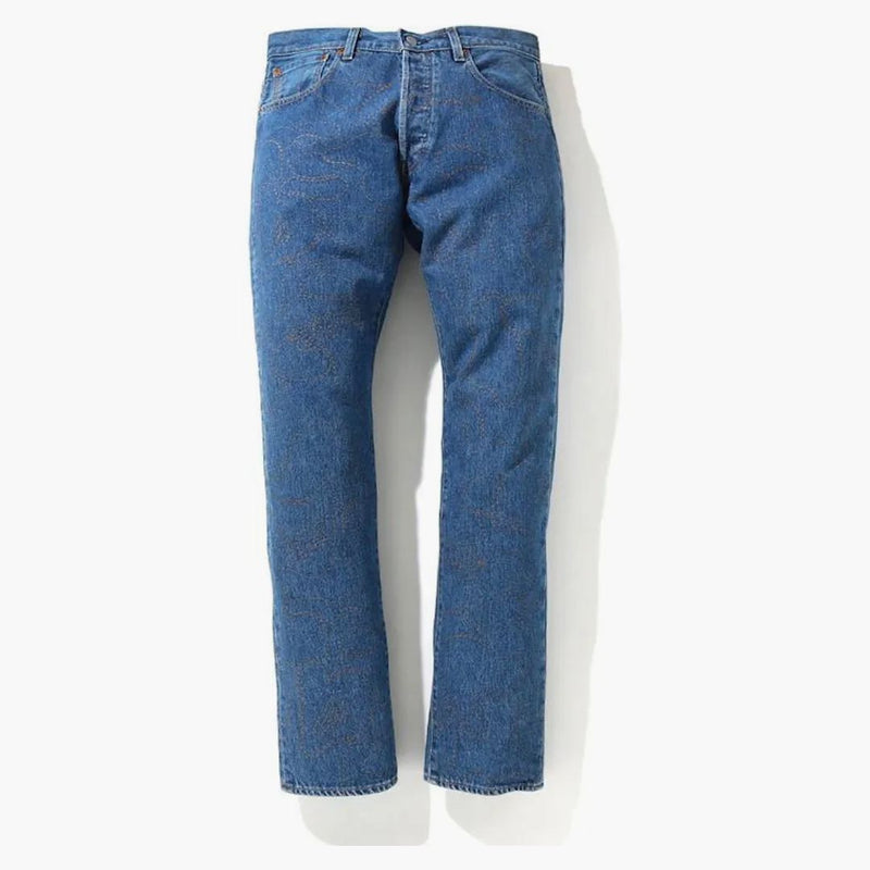 Bape X Levi's Camo 501 93 Model (Japan Exclusive) Light Indigo