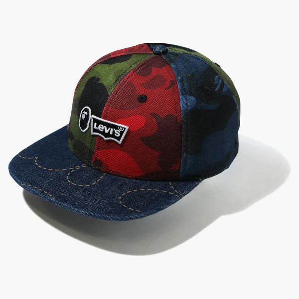 BAPE X Levi's Camo Cap Multicolor