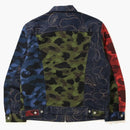 Bape X Levi's Camo Trucker Jacket Multicolor