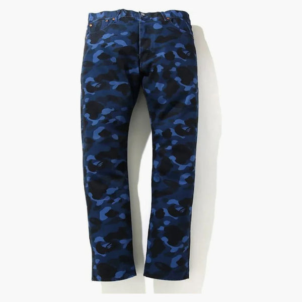 Bape X Levi's Color Camo 501 93 Model (Asia Exclusive) Navy