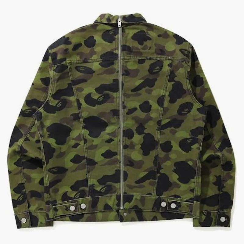 BAPE X Levi's Color Camo Trucker Jacket (America Exkluzivní) zelená