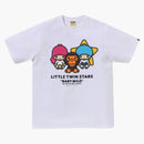 Bape X Little Twin Stars Baby Milo Tee White