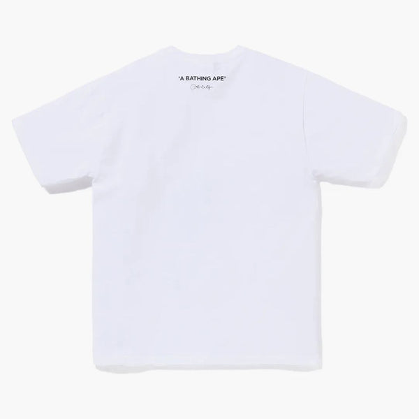 Bape X Louis de Guzman Ape Head Tee White