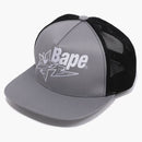 Bape x Louis de Guzman Mesh Cap Grey
