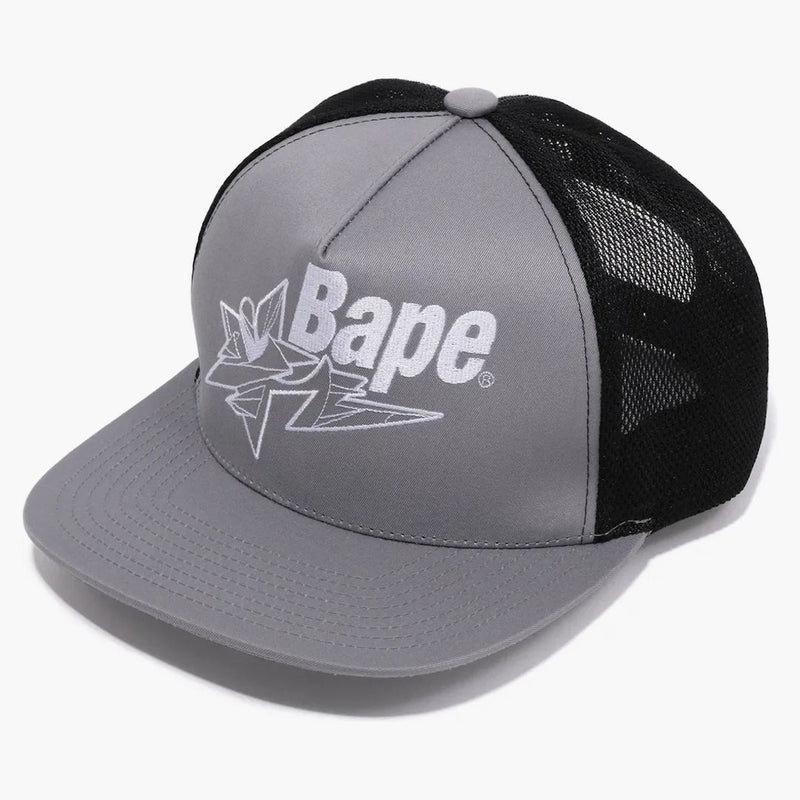 Bape X Louis de Guzman Mesh Cap Gray