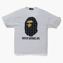 Bape x MCM przez kąpiel herbaty biały/czarny