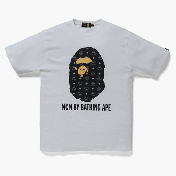 Bape X McM by Bathing Tea White/Black