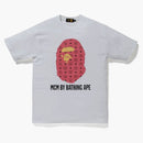 Bape X McM by Bathing Tee White/Pink