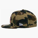 Bape X MLB New era Angels 59fifty Fitted Cap Green