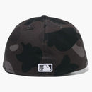 Bape X MLB New Era White Sox 59fifty Fitted Cap Black