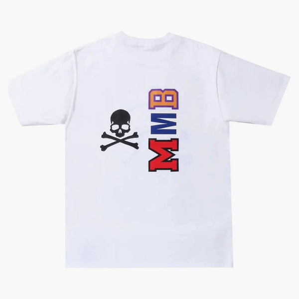 BAPE x MMJ mezzo squalo tee bianco