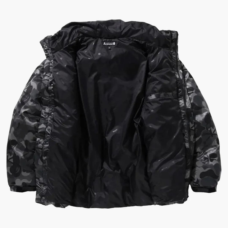 Bape X MMJ Skull Camo Down Jacket Black