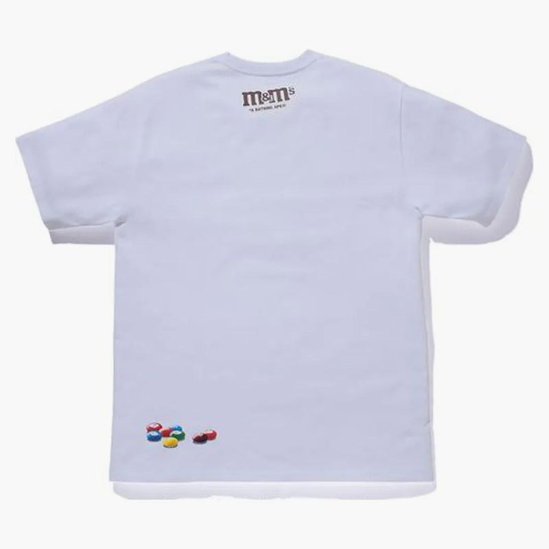 BAPE X M&M's Ape Head Tea White