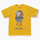 Bape X M&m's Ape Head Tee Yellow