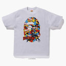 Bape X Marvel Camo Black Widow Tee White