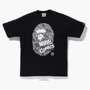 BAPE X Marvel Comics Ape Head Ex Té Negro