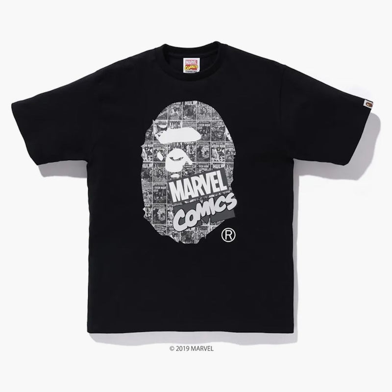 Bape X Marvel Comics Ape Head Ex Tea Black
