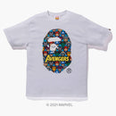 Bape x Marvel Comics Avengers Ape Head Tee White