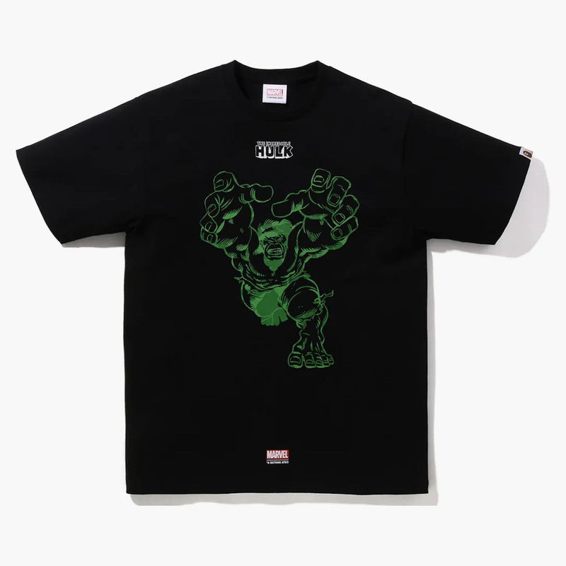Bape X Marvel Comics Hulk T-Shirt Black