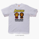 Bape X Marvel Comics Milo Iron Man Tea White