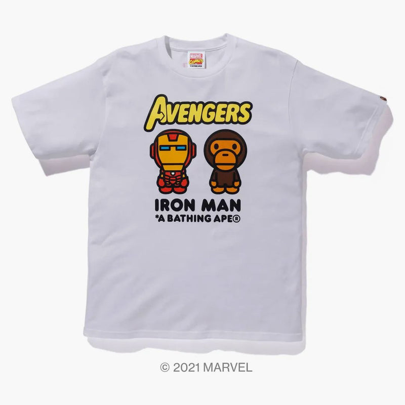 BAPE X Marvel Comics Milo Iron Man Tea White