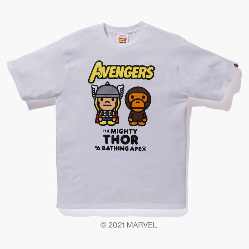 Bape X Marvel Comics Milo Mighty Thor Tee White