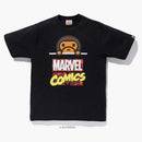 Bape X Marvel Comics Milo Tee Black