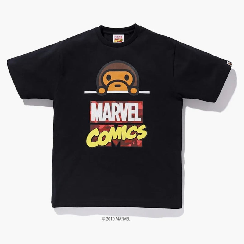 BAPE X Marvel Comics Milo Tea Black