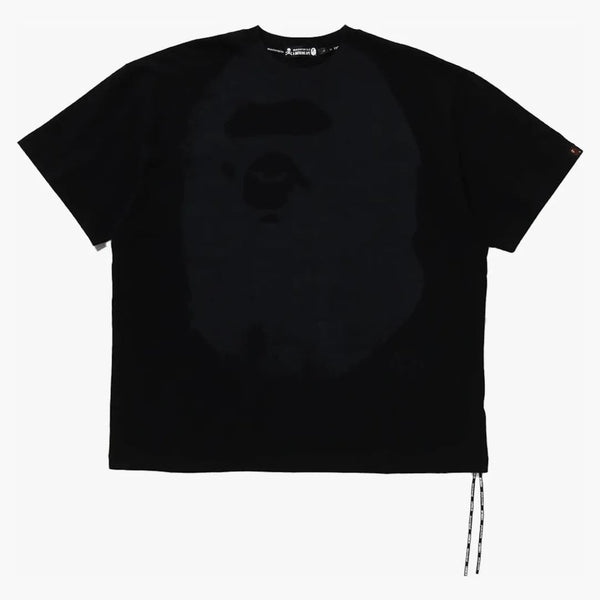 BAPE X MASTERMIND APE HEAD Over Print Released Fit Tee Black/Black