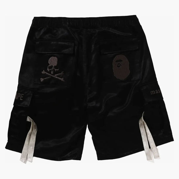 Bape x mastermind satin short black
