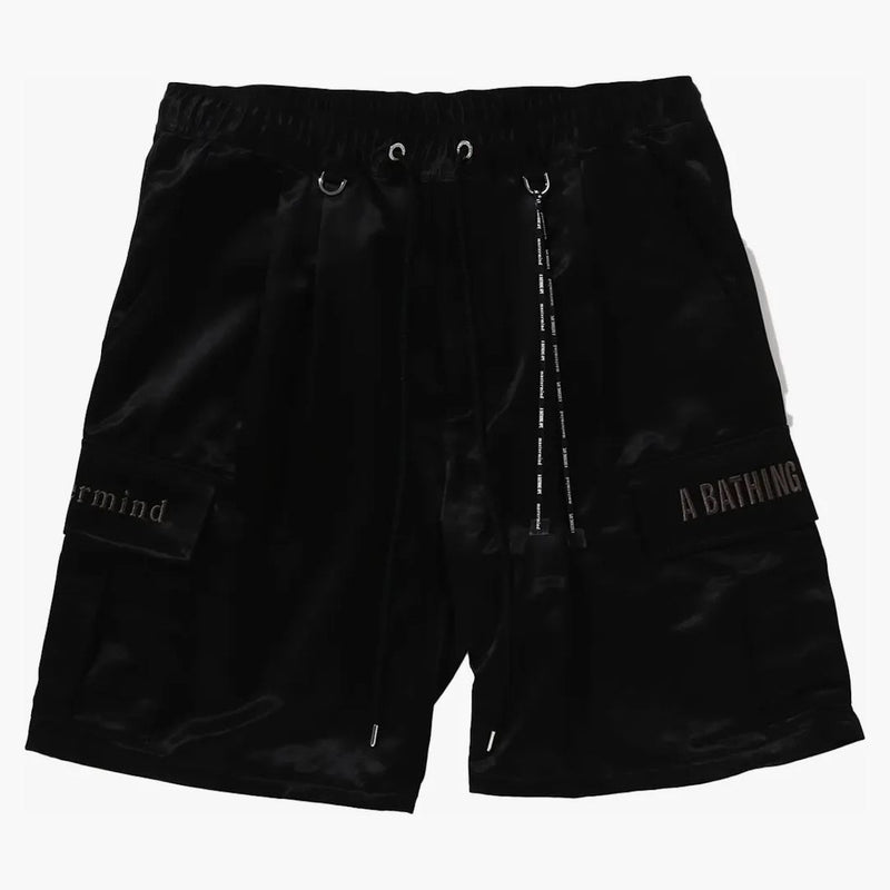 BAPE X Mastermind satén krátký černá