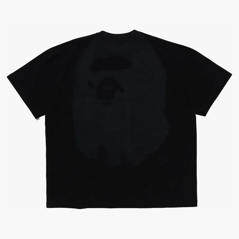 Bape x Mastermind lebka přes tisk uvolněný fit čaj černá/černá