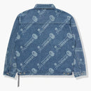 Bape X Mastermind Washed Denim Jacket Blue Indigo