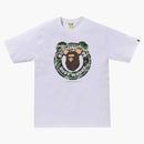 Bape X Medicom Toy Abc Camo Bear Milo Tee White