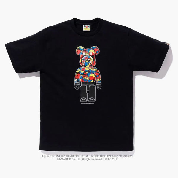 Bape X Medicom Toy Camo Bear Tea Black