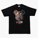 BAPE X Medicom Toy Camo Bear Tea (FW20) Černá