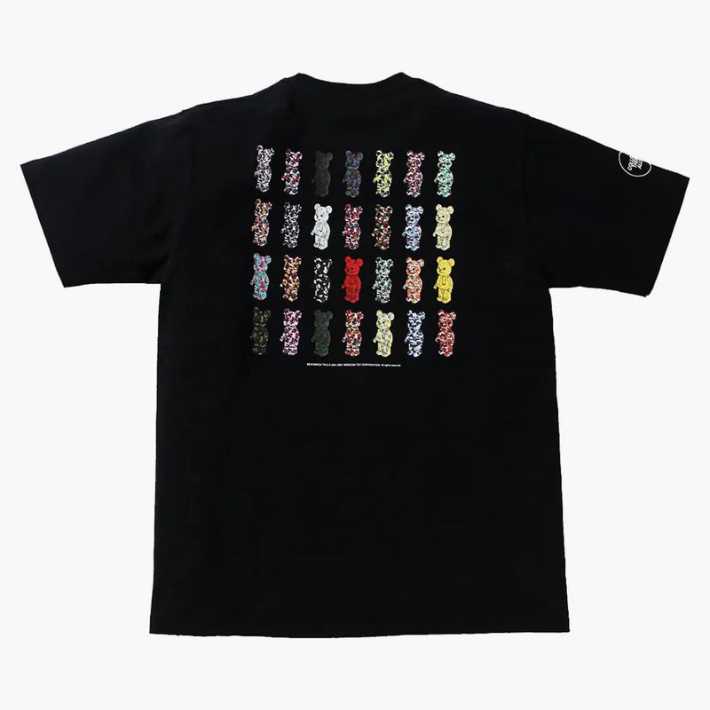 BAPE X Medicom Toy Camo Bear Tea (FW21) Černá