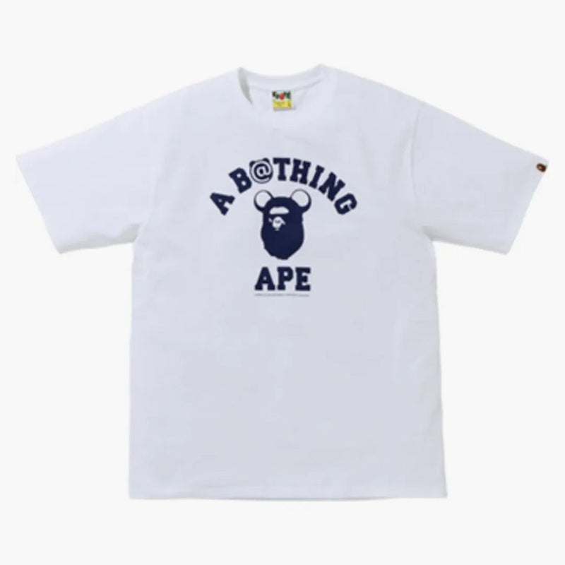 BAPE X Medicem Toy College Bear Tea (FW20) White