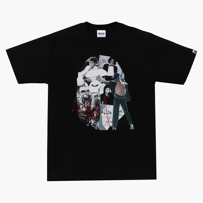 Bape x Michael Jackson Album Jacket Ape Head Tea Black