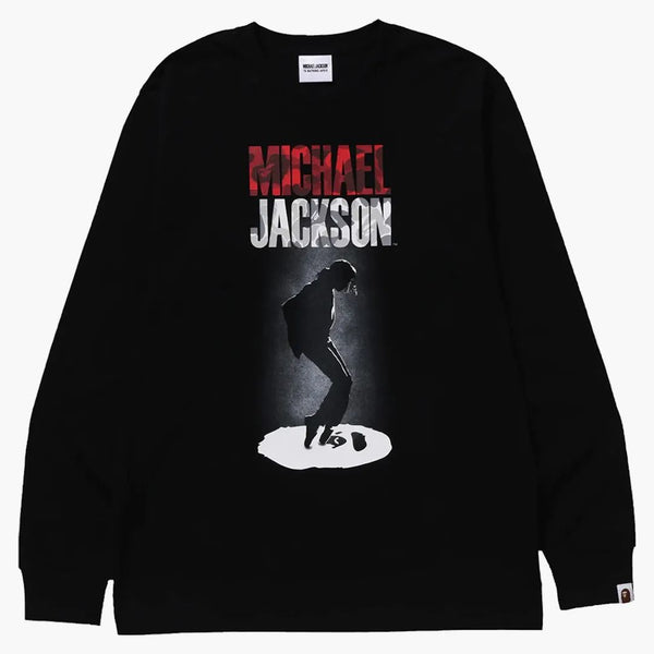 Bape X Michael Jackson L/S Tea Black