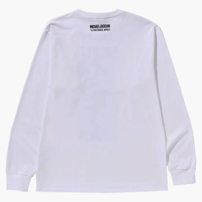 Bape X Michael Jackson L/S Tea White