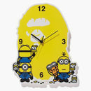 Bape X Minion Ape Head Clock Yellow