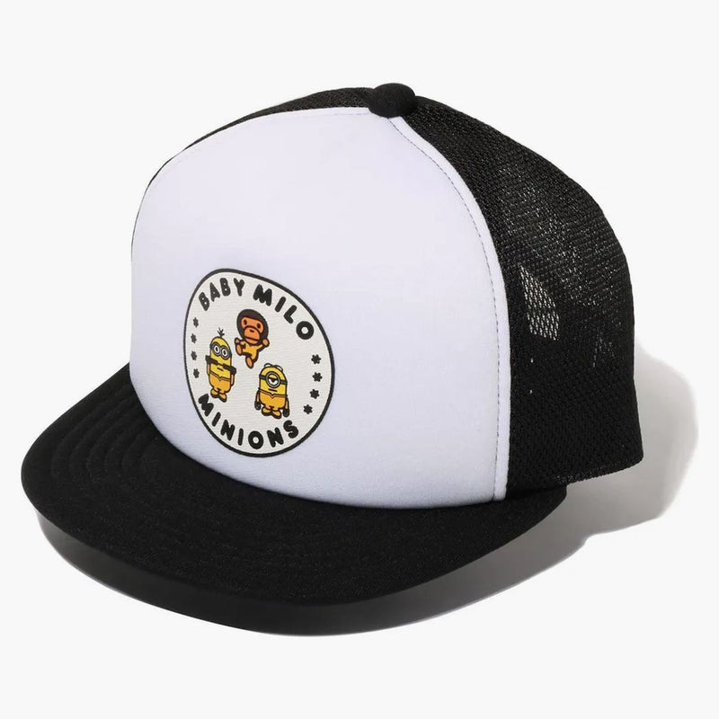 Bape X Minions Mesh Cap Black