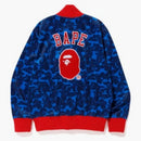Bape X Mitchell & Ness Angels Jacket Blue
