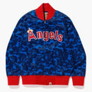 Bape X Mitchell & Ness Angels Jacket Blue